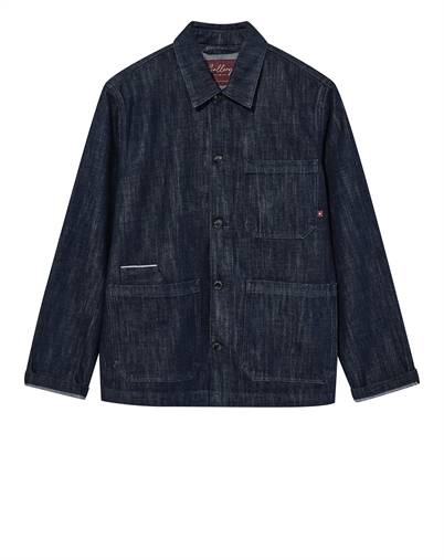 Mos Mosh Gallery - MMGMicca Selvedge Jakke - Dark Blue Denim